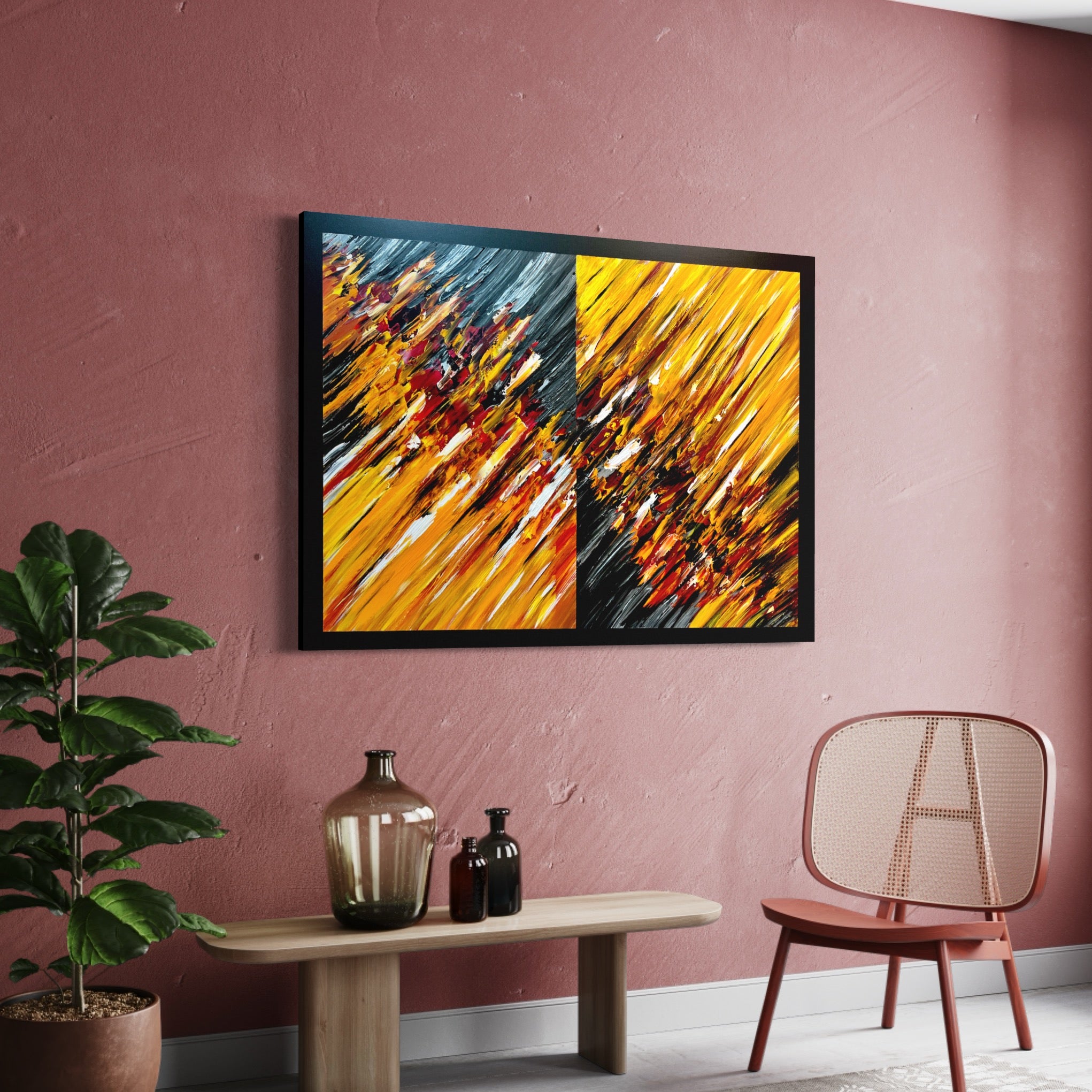 Daytime Friends And Nighttime Lovers Tim b Abstract Art