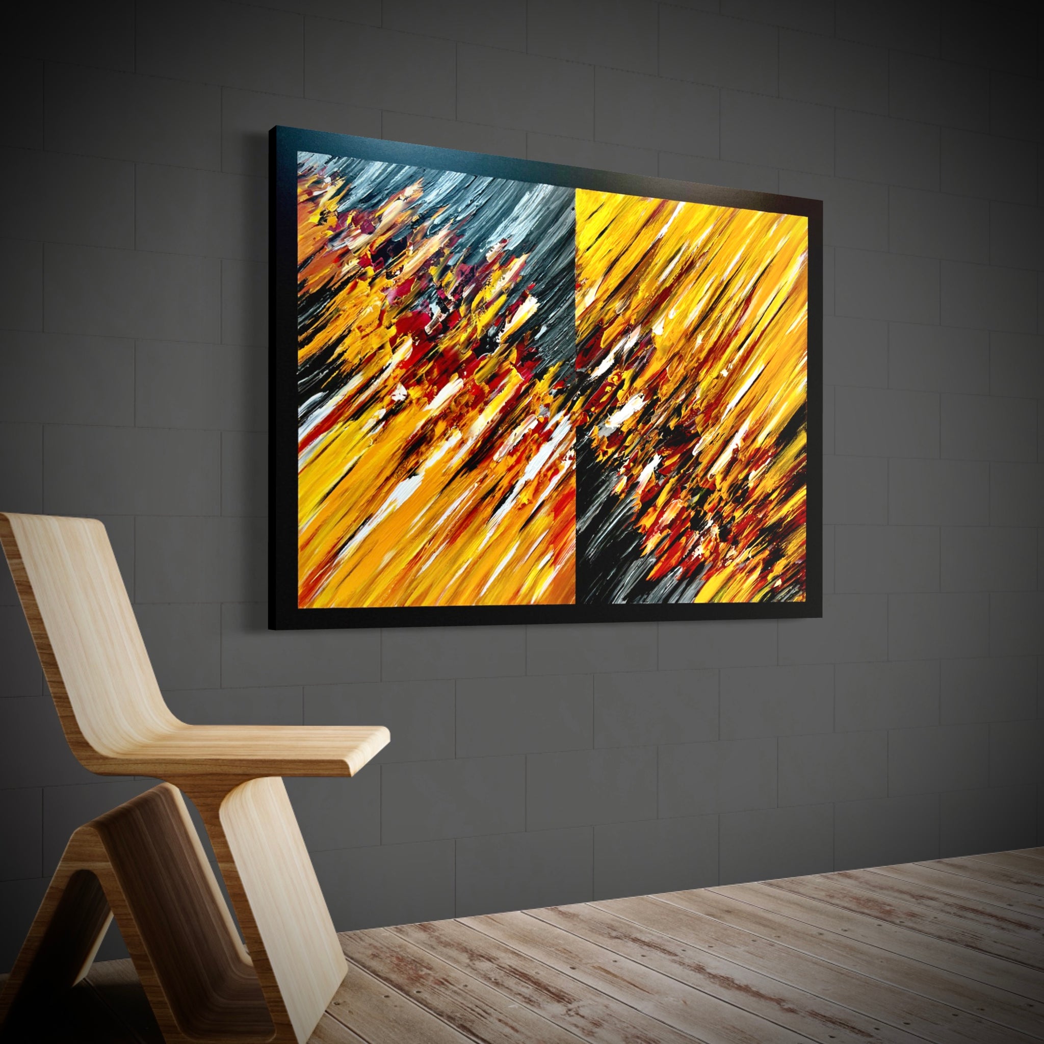 Daytime Friends And Nighttime Lovers Tim b Abstract Art